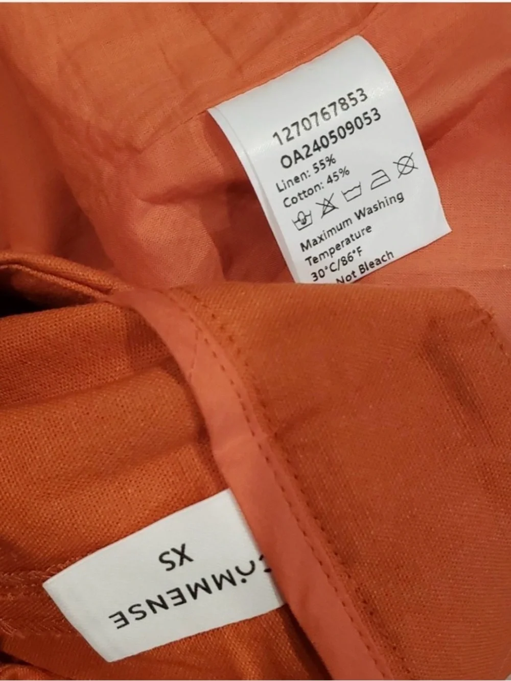 Commense Cotton Linen  Pants Set